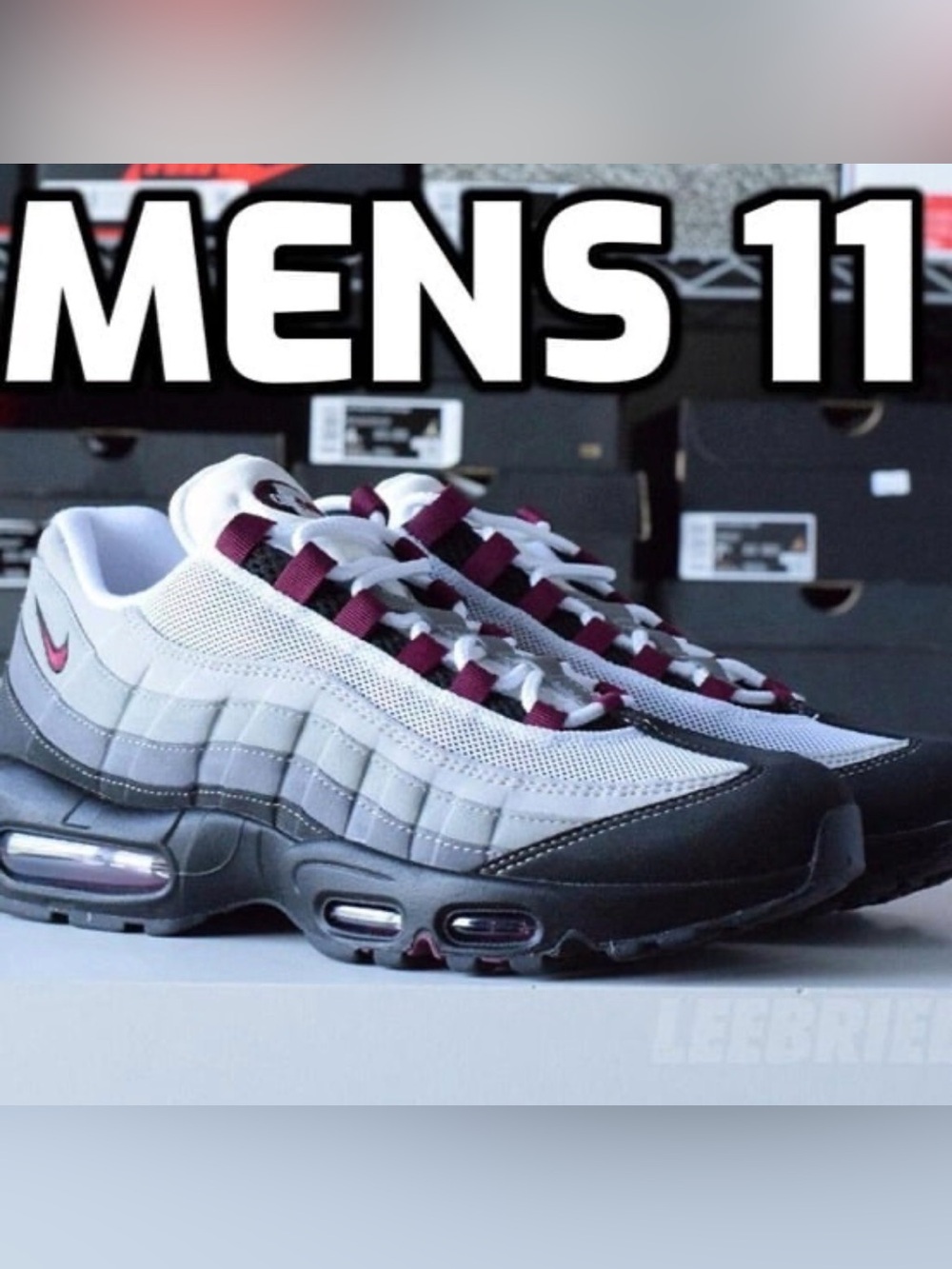 Nike Air Max 95 Dark Beetroot Size 11 Men’s Brand New